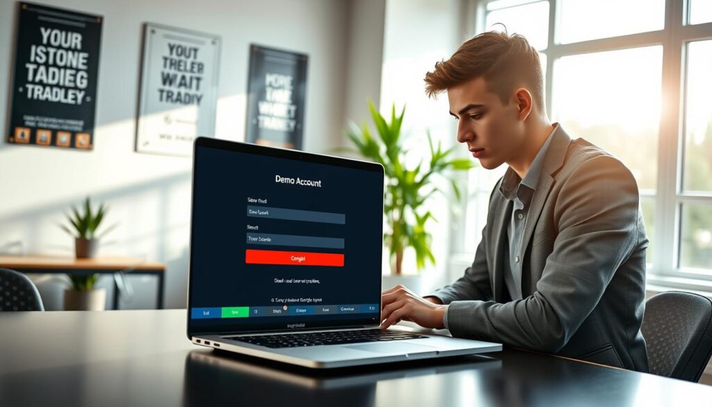 aprire conto demo registrazione